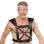 Men's Gladiator Style Chest Harness with Front O-Ring