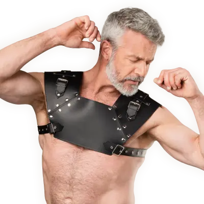 Men's Gladiator Style Chest Harness
