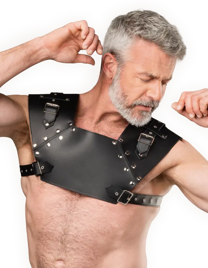 Men's Gladiator Style Chest Harness