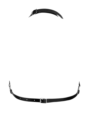 Men's Leather Chest Harness with Pockets