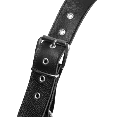 Men's Leather Chest Harness with Pockets