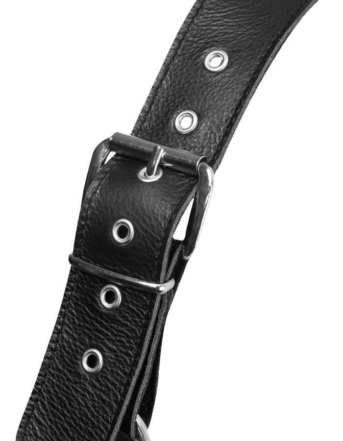 Men's Leather Chest Harness with Pockets