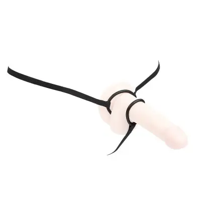 Men's Leather G-String with Cock Ring