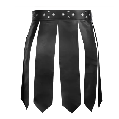 Men's Leather Gladiator Style Pteruges