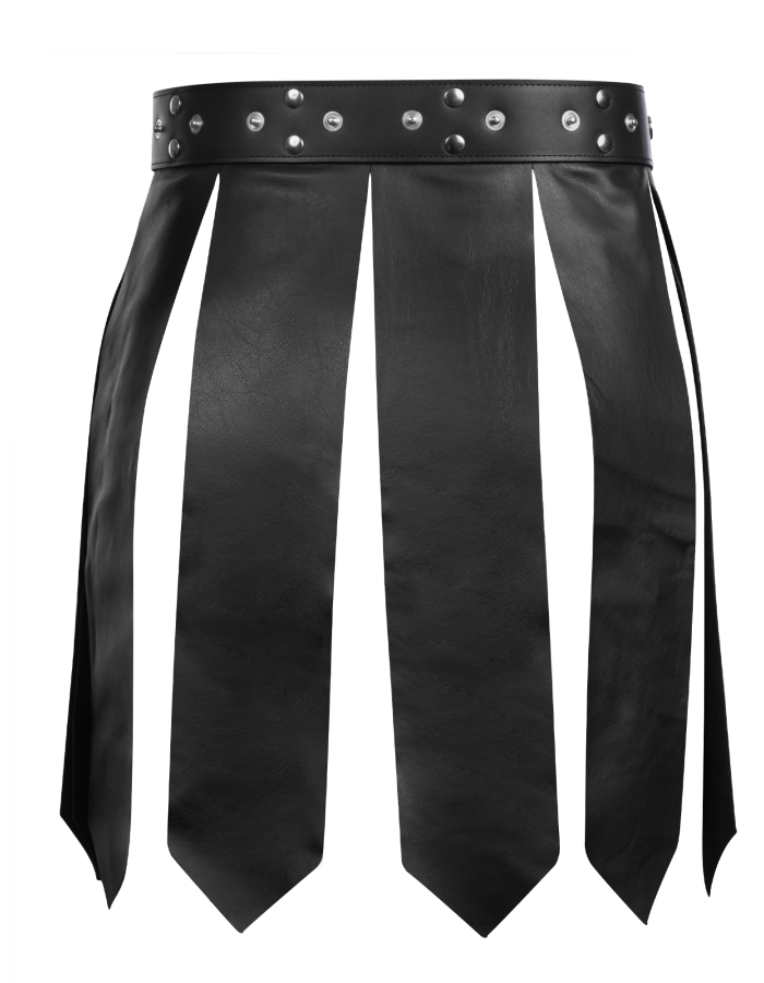 Herren Leder Gladiator Pteruges