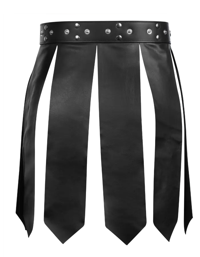 Men's Leather Gladiator Style Pteruges