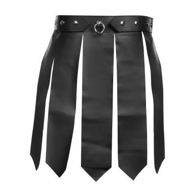 Men's Leather Gladiator Style Pteruges