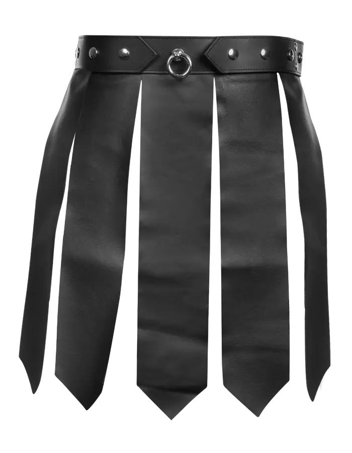 Men's Leather Gladiator Style Pteruges