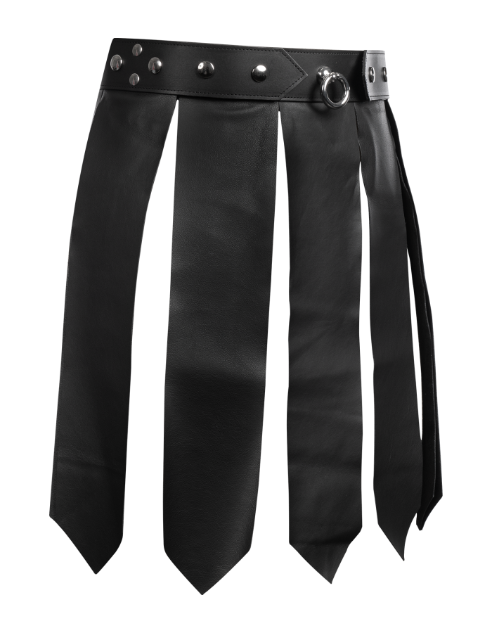 Herren Leder Gladiator Pteruges
