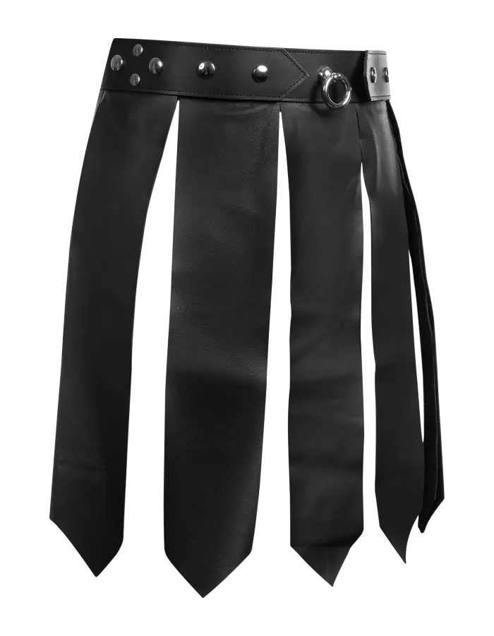 Men's Leather Gladiator Style Pteruges