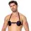 Men's Leather Nipple Harness Bra With Spikes Inside