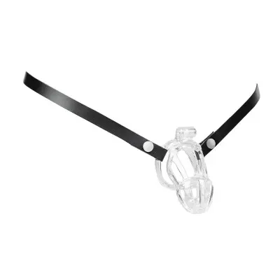 Men's Leather Waist Strap for Chastity Cage