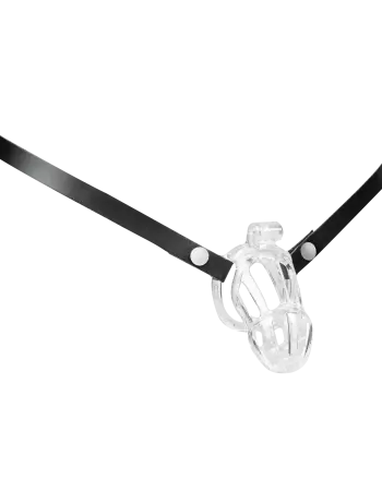 Men's Leather Waist Strap for Chastity Cage