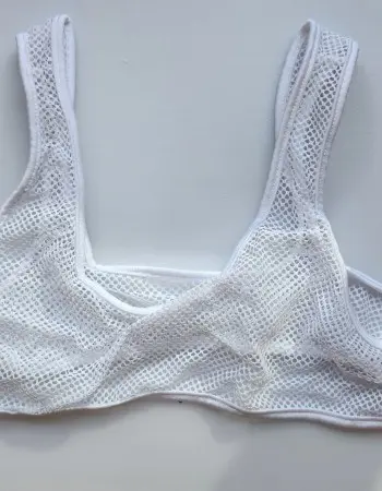Mermaid in the Net - Fishnet Halter Bra