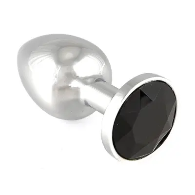 Metal Butt Plug With Crystal
