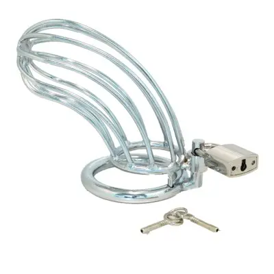 Metal Chastity Device With Lock