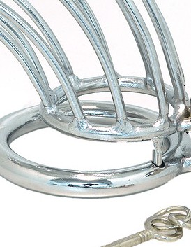 Metal Chastity Device With Lock
