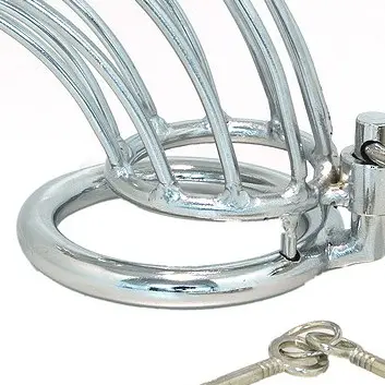 Metal Chastity Device With Lock
