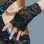 Midnight Girl - Black Lace Fingerless Gloves