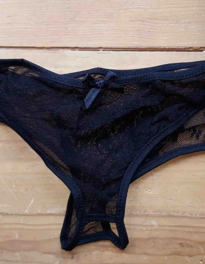 My Heart's My Own - Sexy Crotchless Lace Panties