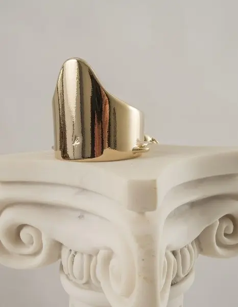 NFL - Men's Wide Band Gold Penis Ring G-String