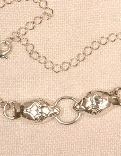 Naga - Serpent Penis Chain Bracelet in Silver