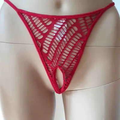 Nereid - Zag Net Crotchless Backless G-String