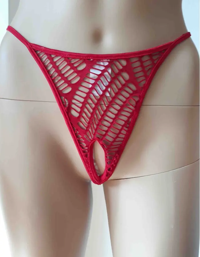 Nereid - Zag Net Crotchless Backless G-String
