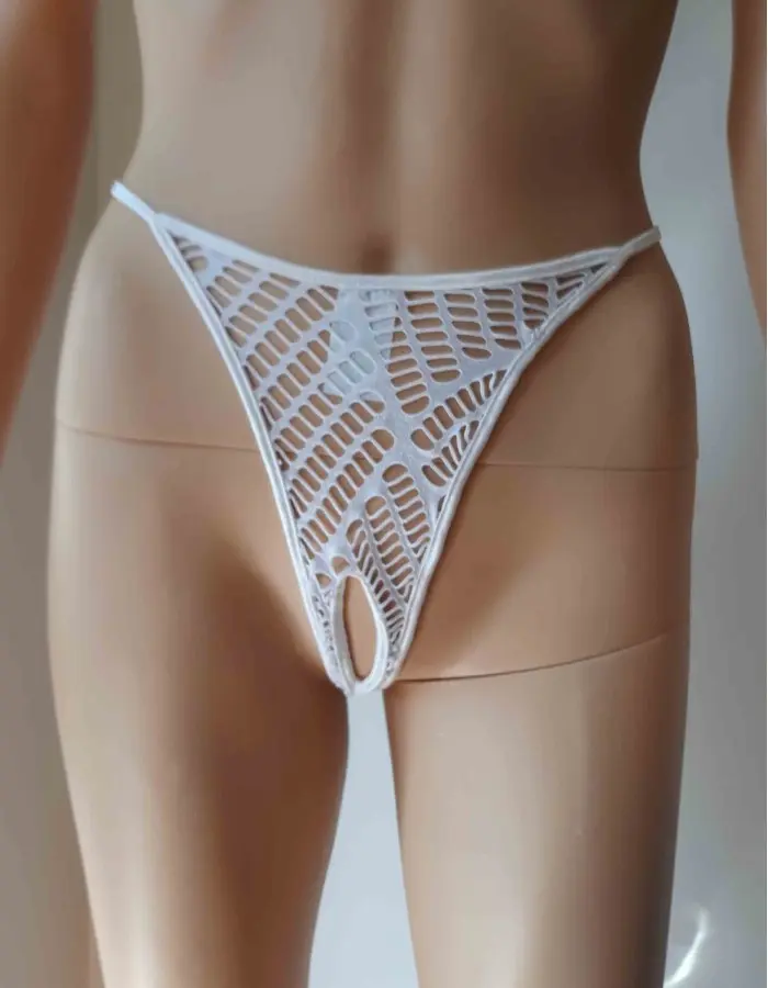Nereid - Zag Net Crotchless Backless G-String