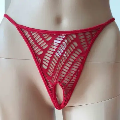Nereid - Zag Net Crotchless Backless G-String