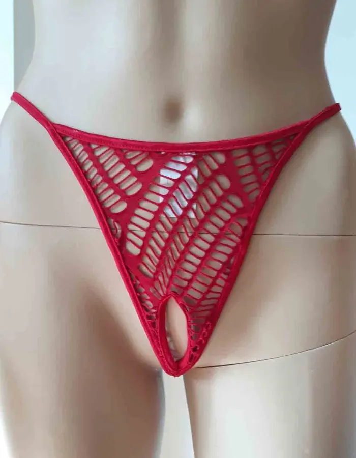 Nereid - Zag Net Crotchless Backless G-String