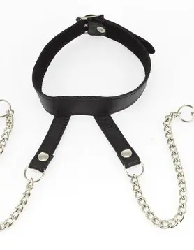 Nipple Clamps with Chain & Collar