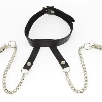 Nipple Clamps with Chain & Collar