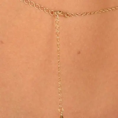 Nokomis - Gold Waist Chain with Ivy Charm