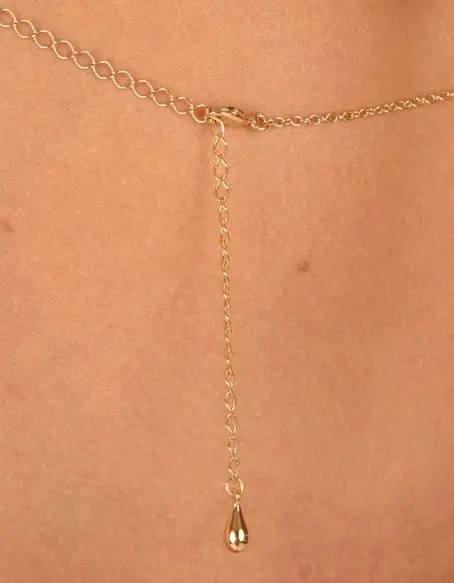 Nokomis - Gold Waist Chain with Ivy Charm
