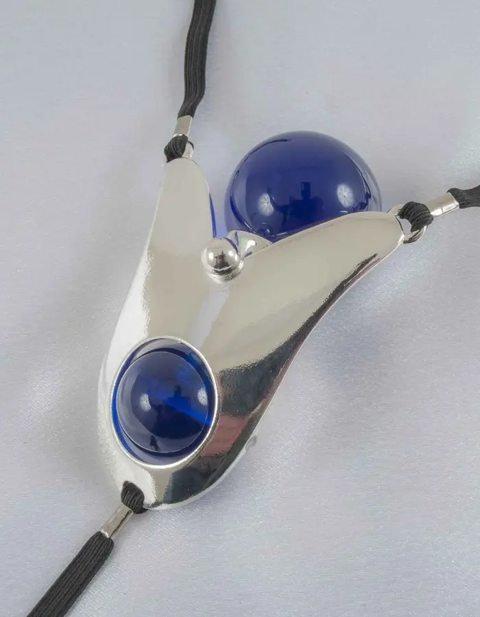 OMG! - Women’s Intimate Ecstasy Penetrating G-String Orb in Silver