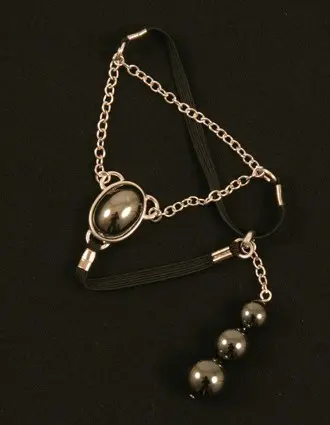 Osiris - Egyptian Jewel Penis Chain in Silver