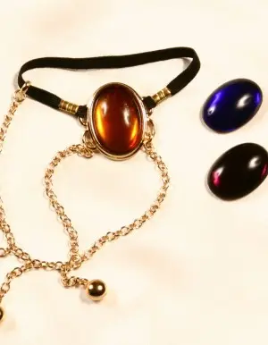 Ozymandias - Men's Gem and Pendant Penis Chain in Gold