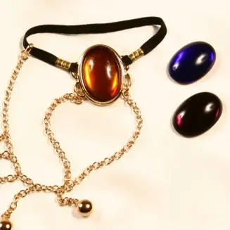 Ozymandias - Men's Gem and Pendant Penis Chain in Gold