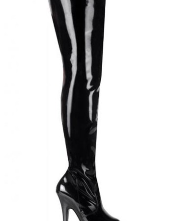 Kiss Black Platform Stiletto Boots