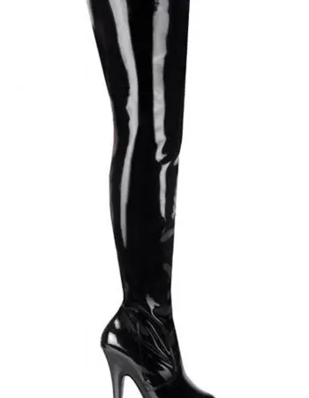 Kiss Black Platform Stiletto Boots