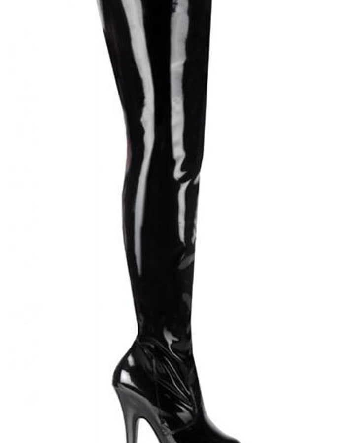 Kiss Black Platform Stiletto Boots