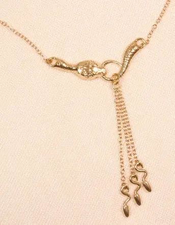 Pakhet - Women's Serpent Waist Chain in Gold