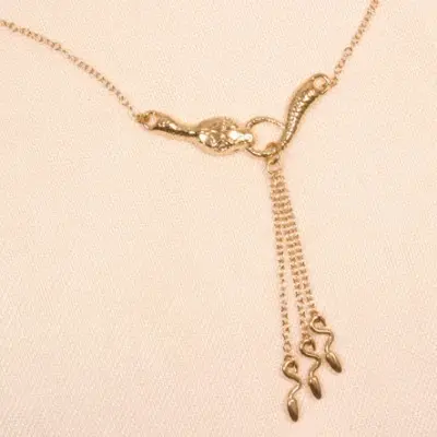 Pakhet - Women's Serpent Waist Chain in Gold