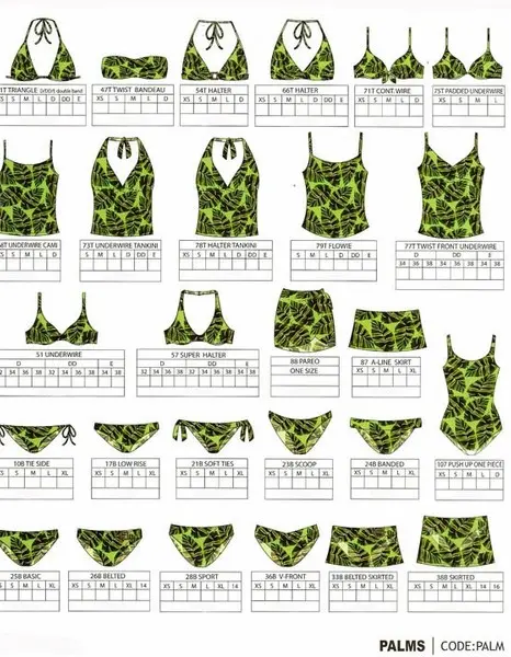 Palms - Swimsuit Top by Sunsets Separates