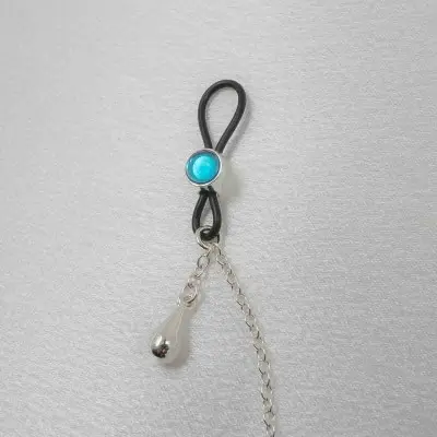 Parvati - Breast Chain With Non-Piercing Nipple Rings in Silver