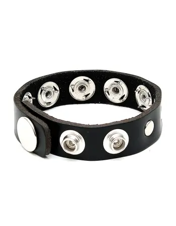 Penis Strap Decorated with Rivets and Nails Inside