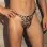 Perfect Slave - Leather Lattice Straps and Rings G-String