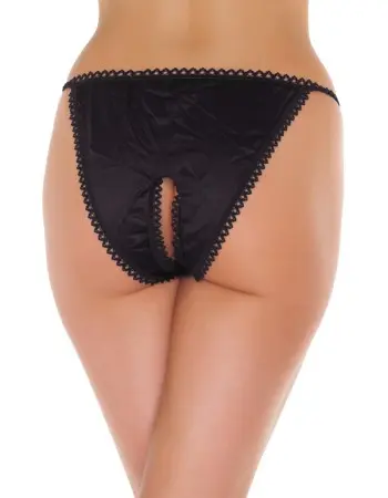 Invitation to Love - Satin Crotchless Backless Panty