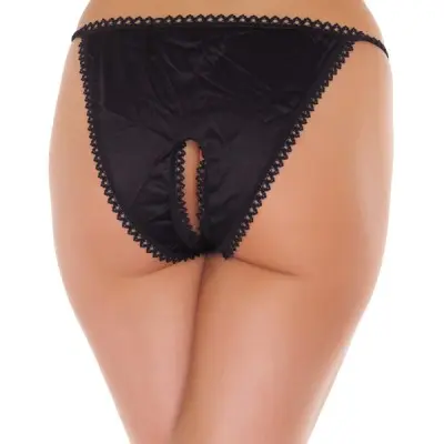 Invitation to Love - Satin Crotchless Backless Panty